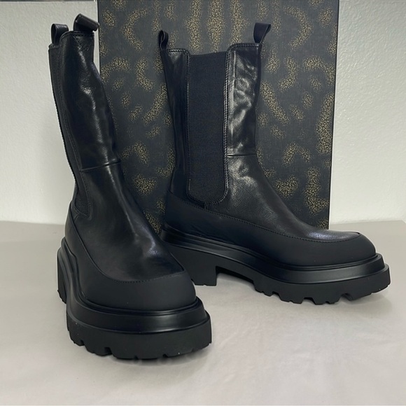 New Lita By Ciara Thrive Chelsea Boot Platform Black Size 40 / US 9 - Picture 1 of 5